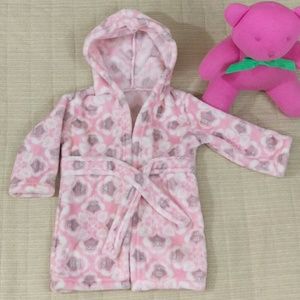 Baby Hooded bathrobe (Sz 6-9Mons) Girls